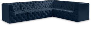 Meridian Furniture - Tuft - Modular Sectional 6 Piece - Navy - Fabric - 5th Avenue Furniture