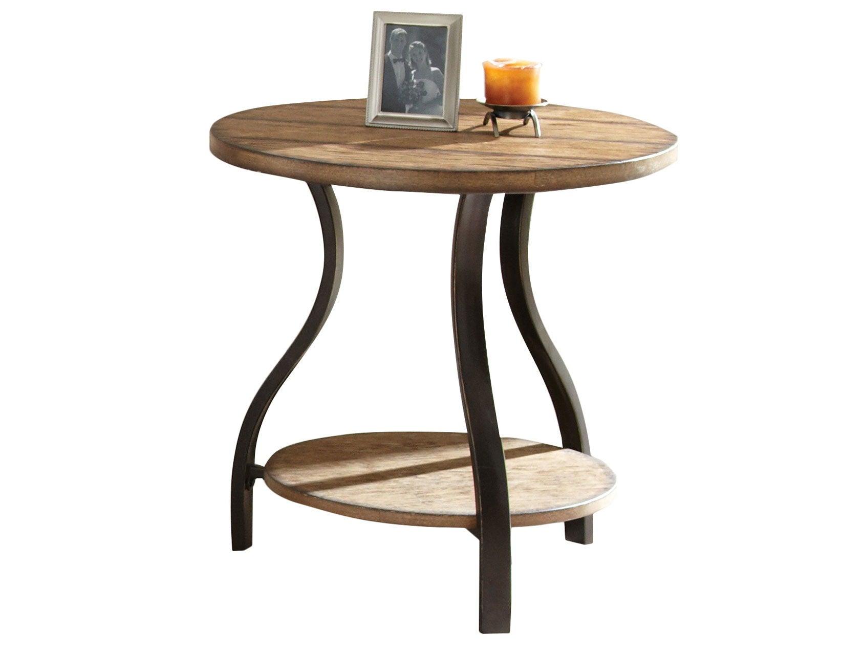 Steve Silver Furniture - Denise - End Table Round - Brown - 5th Avenue Furniture