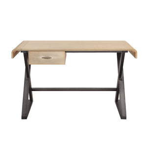 ACME - Danton - Desk - Gold Aluminum - 5th Avenue Furniture