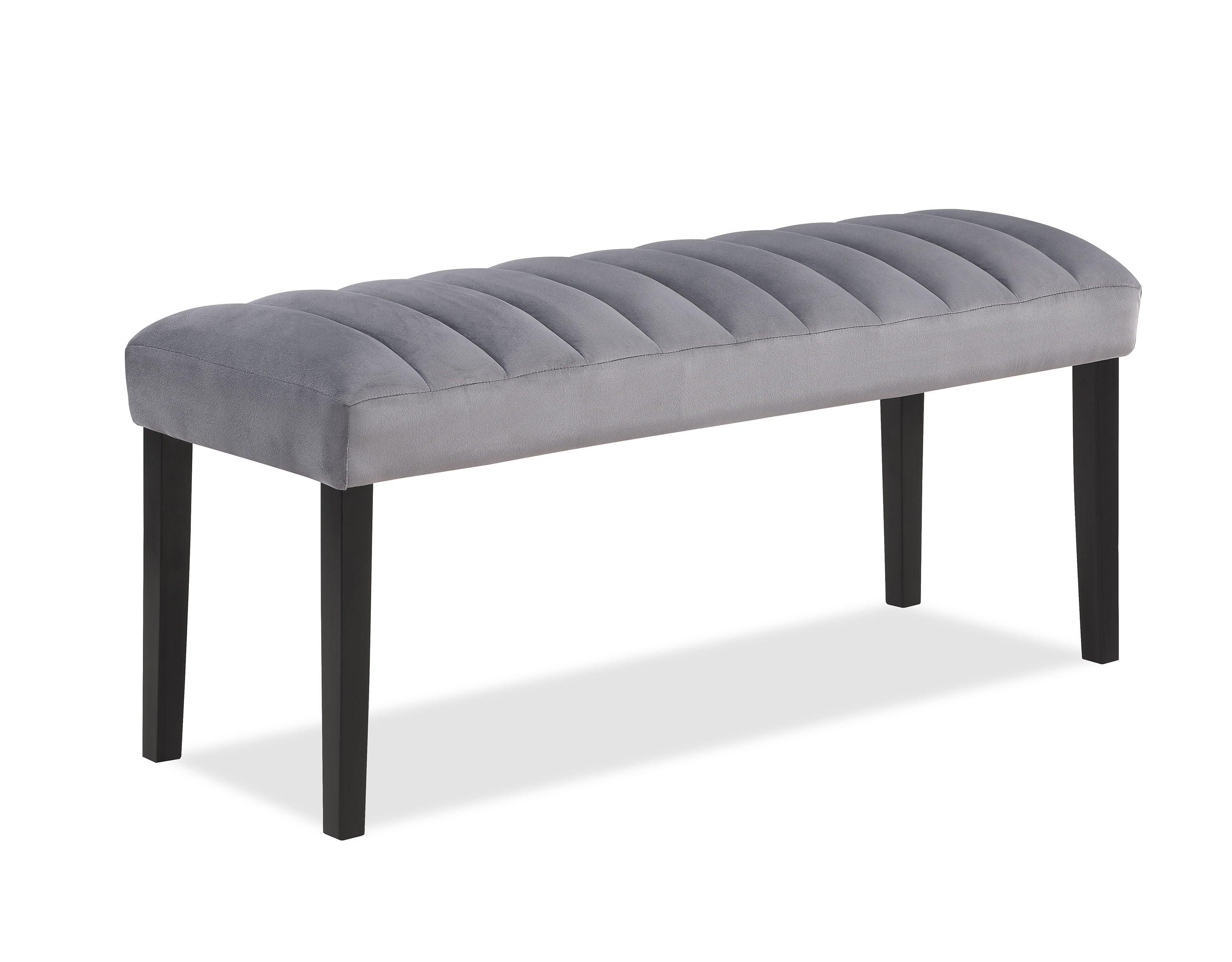 Crown Mark - Pascal - Bench - Gray - 5th Avenue Furniture