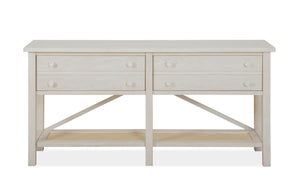 Magnussen Furniture - Ellison - Rectangular Sofa Table - Antique White - 5th Avenue Furniture