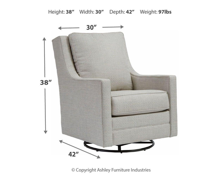 Signature Design by Ashley® - Kambria - Swivel Glider Accent Chair - 5th Avenue Furniture