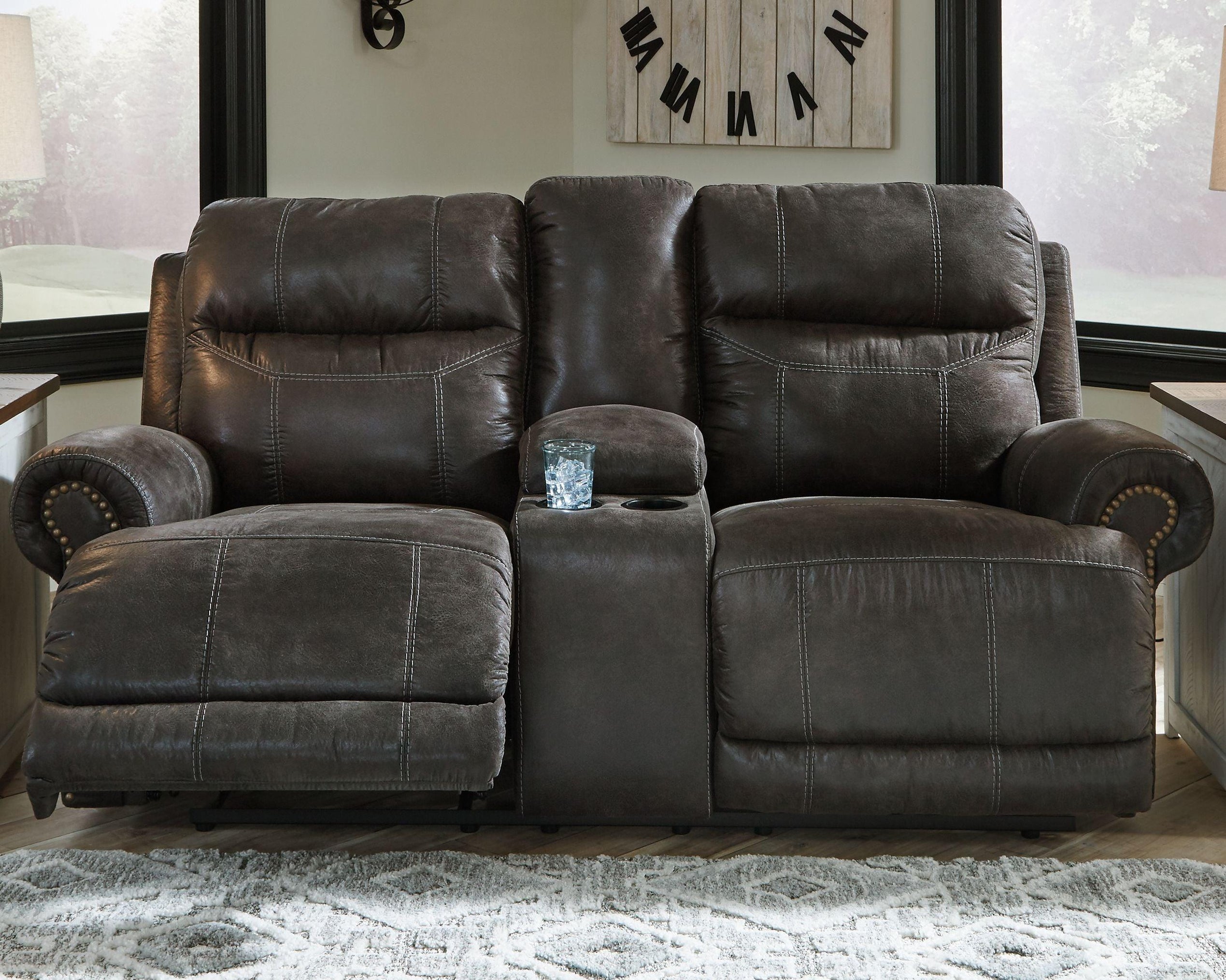 Ashley Furniture - Grearview - Reclining Loveseat - 5th Avenue Furniture