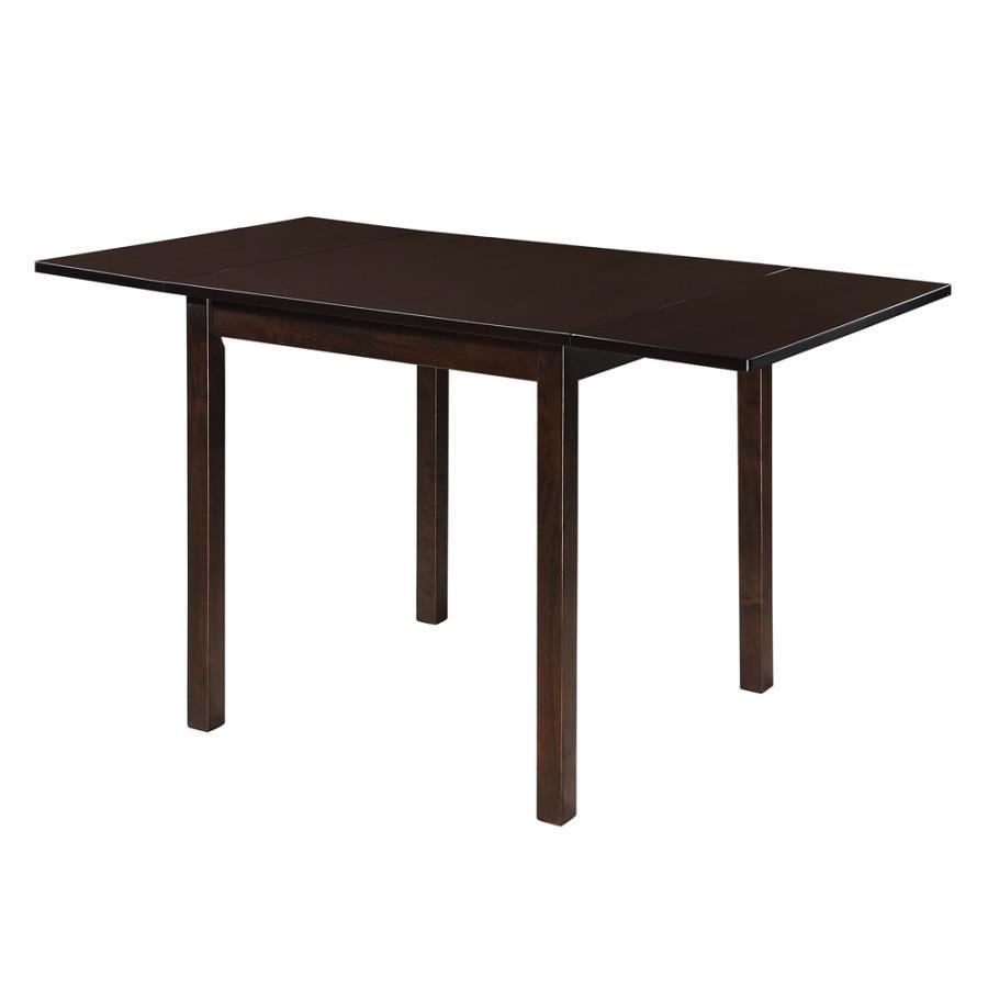 CoasterEveryday - Kelso - Rectangular Dining Table With Drop Leaf - Cappuccino - 5th Avenue Furniture