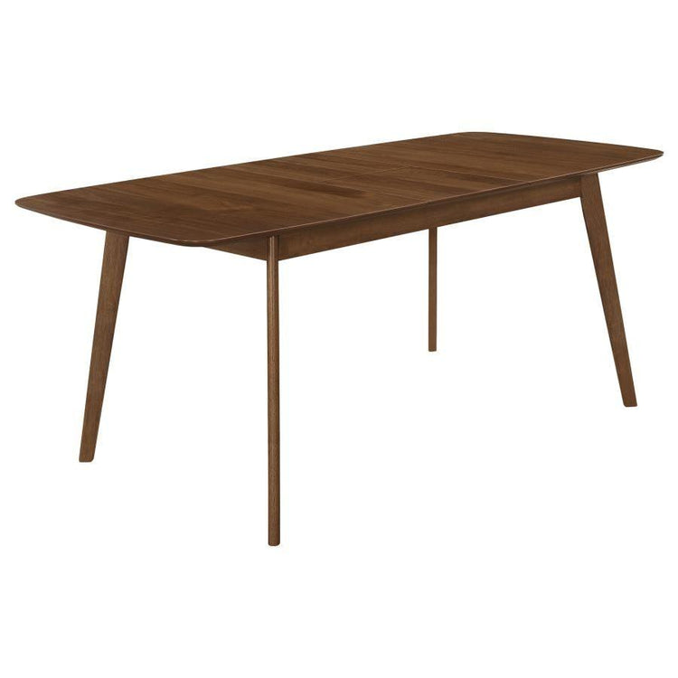 CoasterEveryday - Redbridge - Butterfly Leaf Dining Table - Natural Walnut - 5th Avenue Furniture