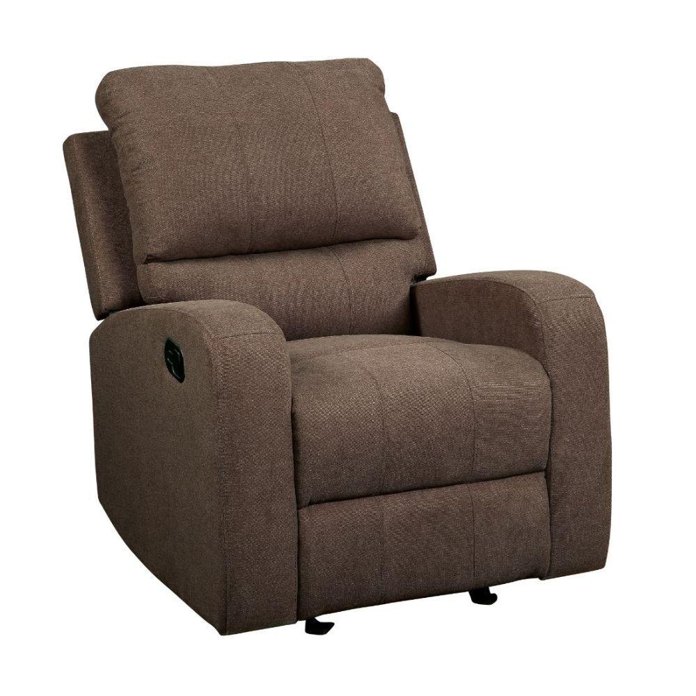 ACME - Livino - Recliner - Brown Fabric - 5th Avenue Furniture