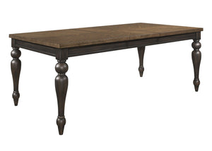 Crown Mark - Hilara - Dining Table (18 Leaf) - Brown - 5th Avenue Furniture