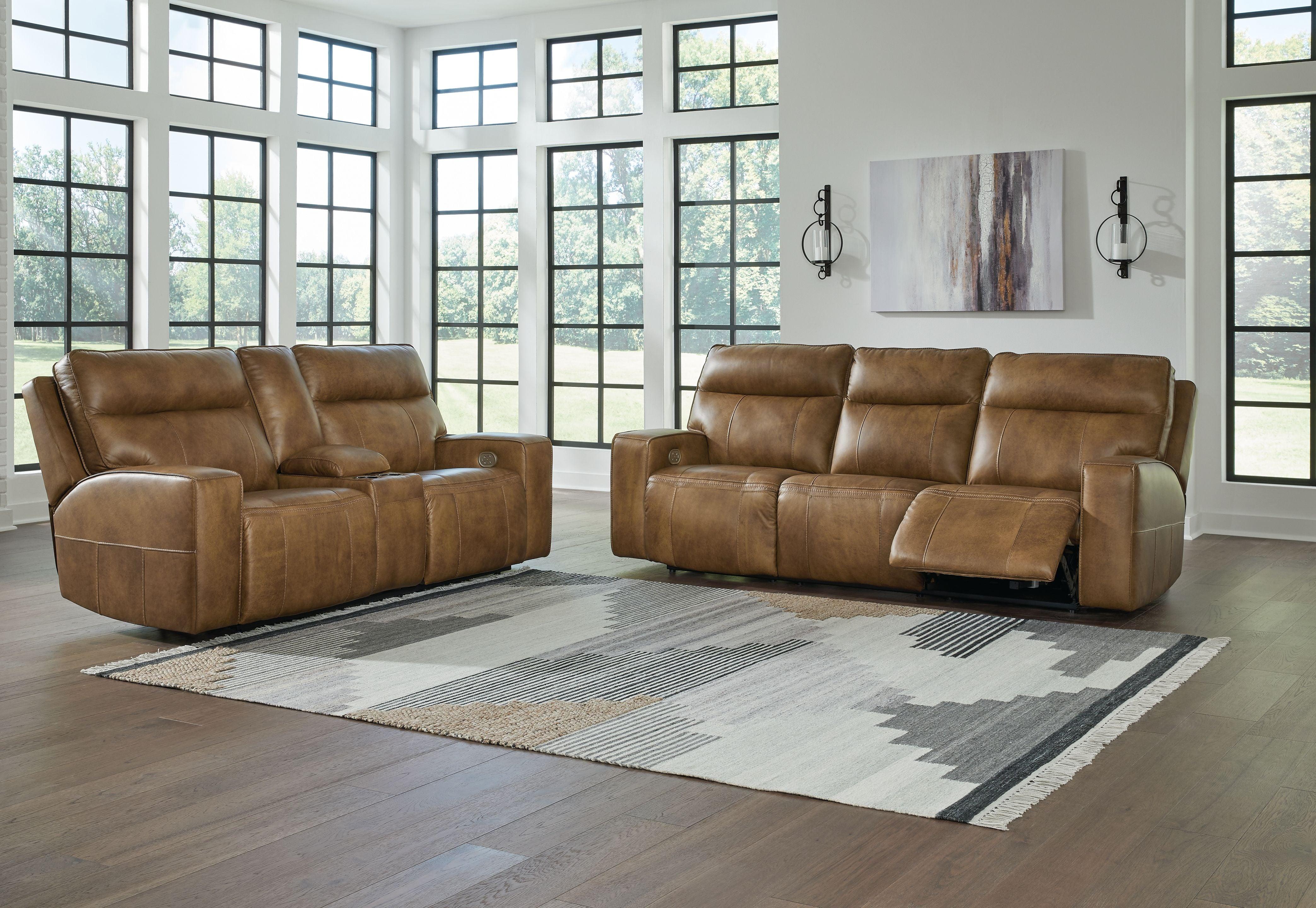 Signature Design by Ashley® - Game Plan - Power Reclining Sofa, Loveseat - 5th Avenue Furniture