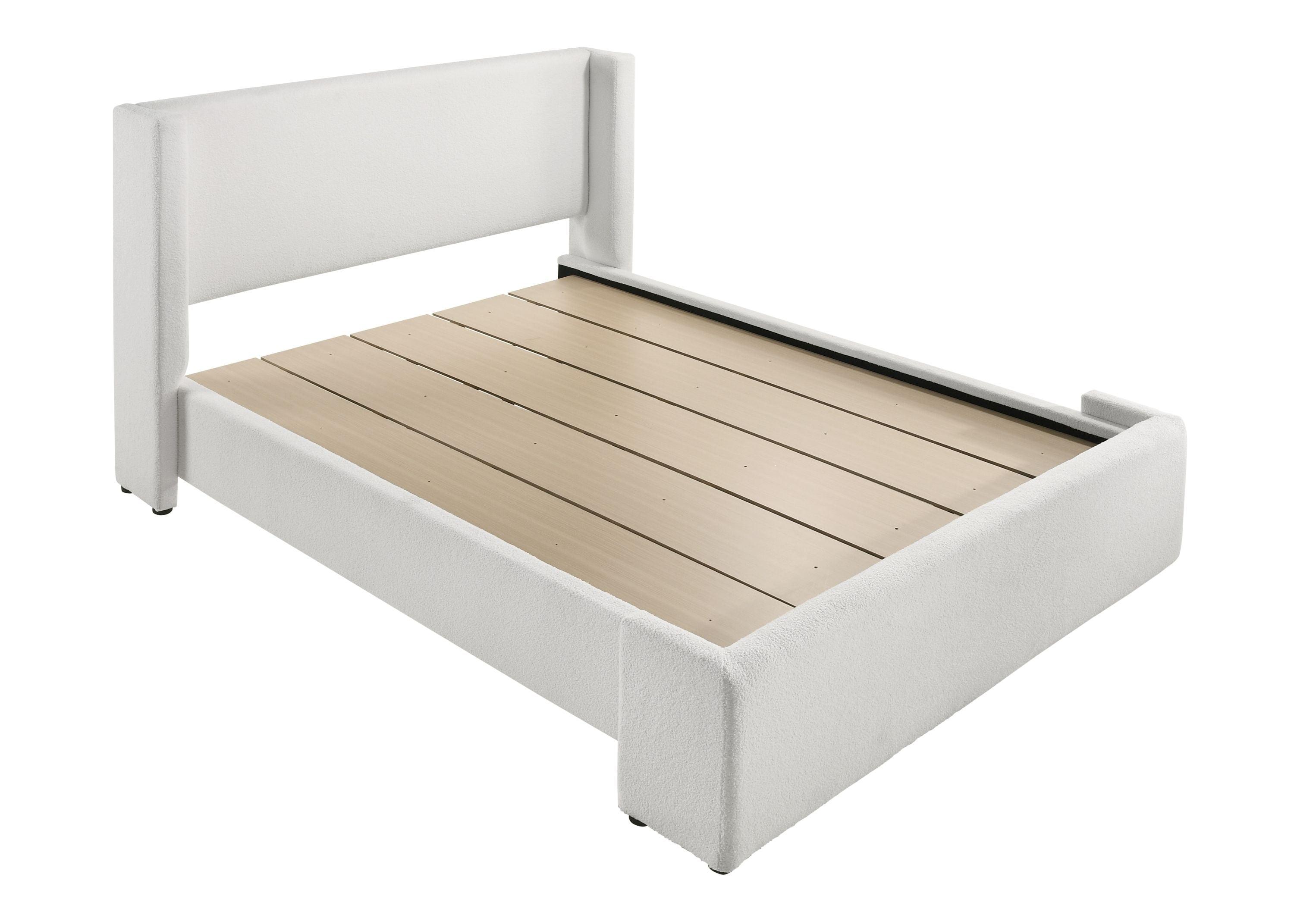 Crown Mark - Portia - Boucle Bed - 5th Avenue Furniture