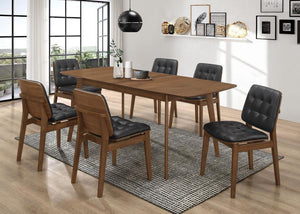 CoasterEveryday - Redbridge - Butterfly Leaf Dining Table - Natural Walnut - 5th Avenue Furniture