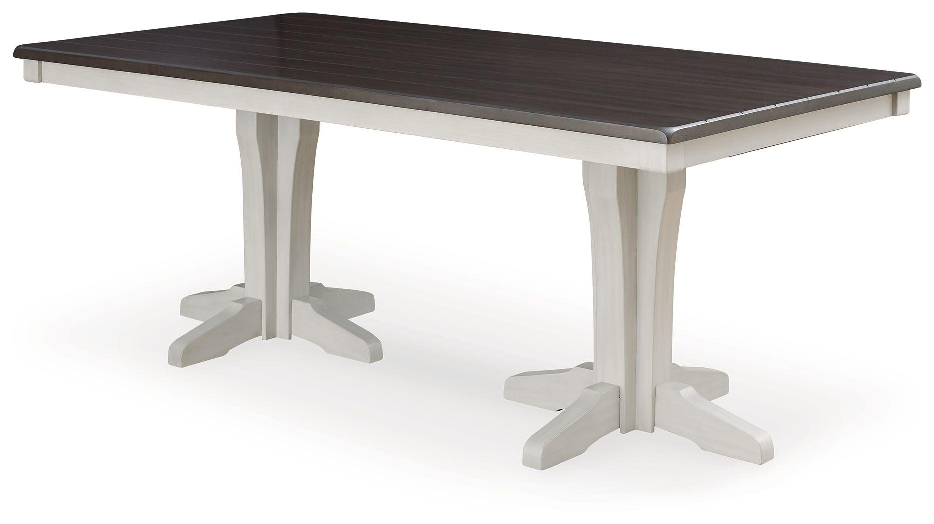 Signature Design by Ashley® - Darborn - Gray / Brown - Dining Table - 5th Avenue Furniture