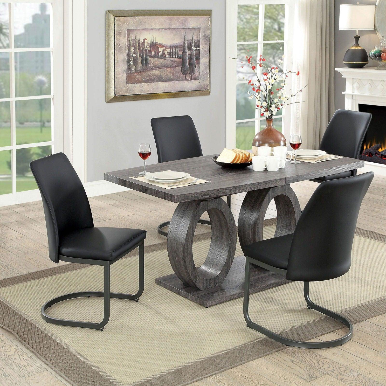 Furniture of America - Saskia - Dining Table - Gray - 5th Avenue Furniture