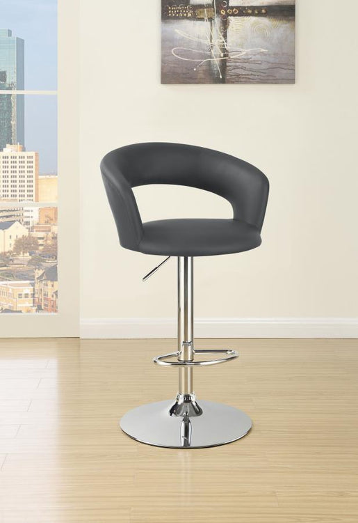 CoasterEveryday - Barraza - Round Back 29″ Adjustable Height Bar Stool - 5th Avenue Furniture