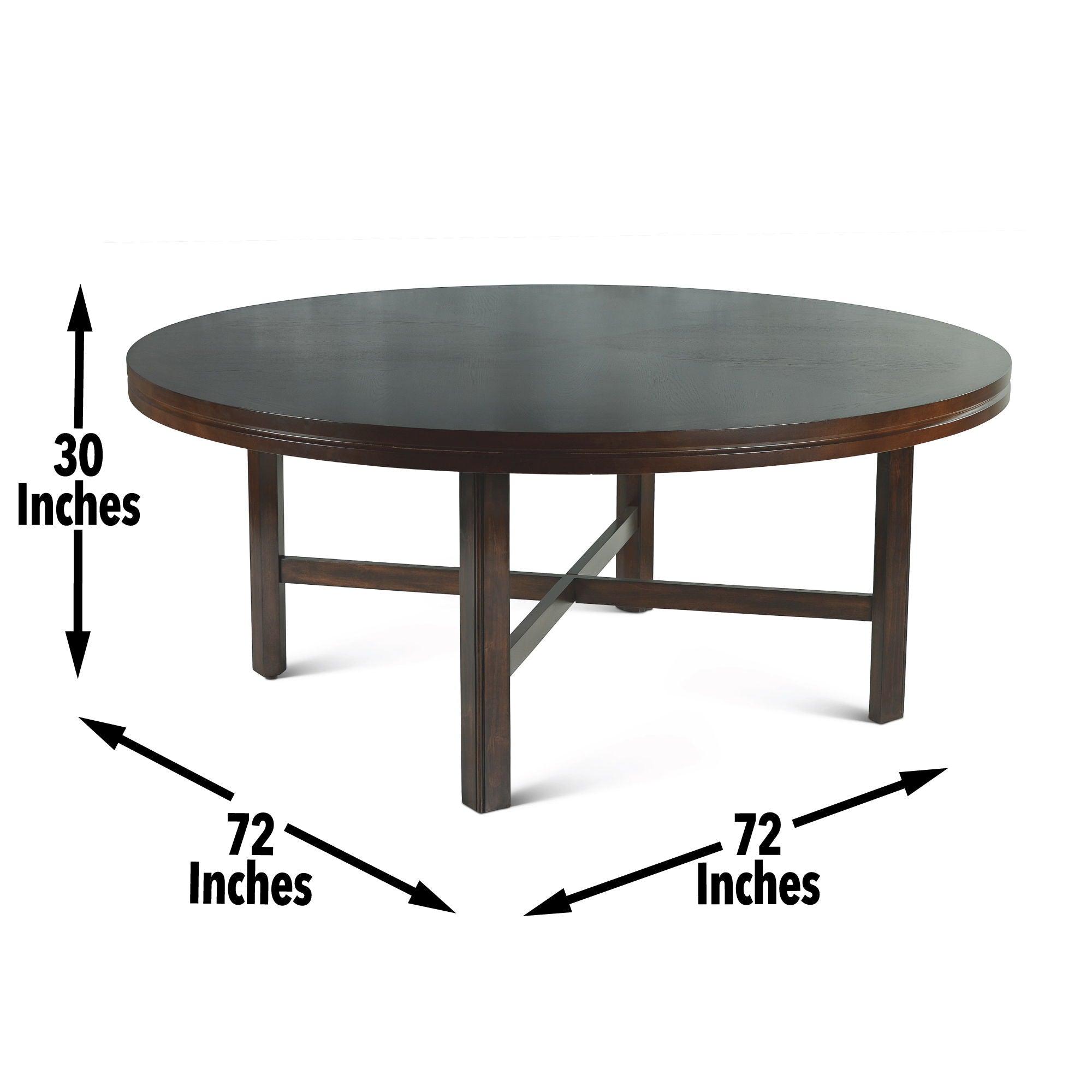 Steve Silver Furniture - Hartford - Round Dining Table - Dark Brown - 5th Avenue Furniture