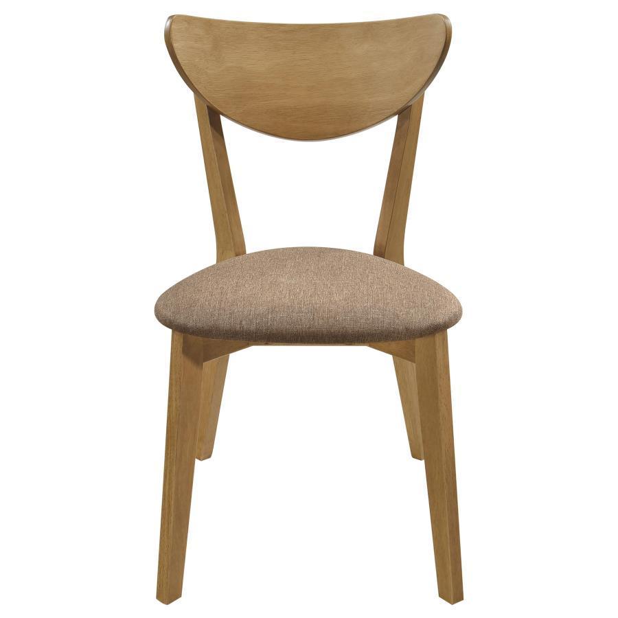 Coaster Fine Furniture - Elowen - Dining Side Chair (Set of 2) - Light Walnut And Brown - 5th Avenue Furniture