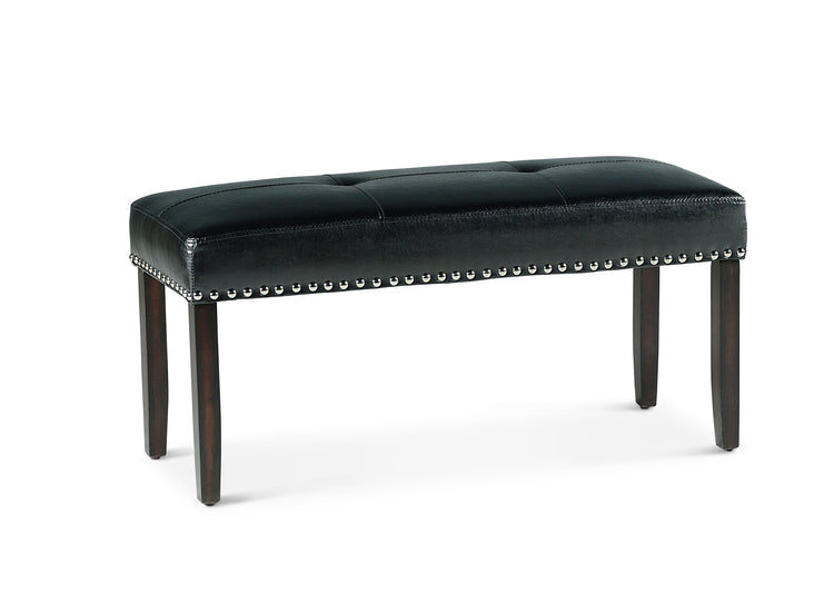 Steve Silver Furniture - Westby - Dining Bench - Black - 5th Avenue Furniture