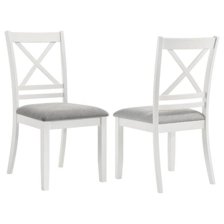 Coaster Fine Furniture - Hollis - Side Chair (Set of 2) - White - 5th Avenue Furniture