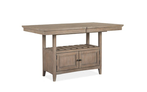 Magnussen Furniture - Paxton Place - Counter Table - Dovetail Grey - 5th Avenue Furniture