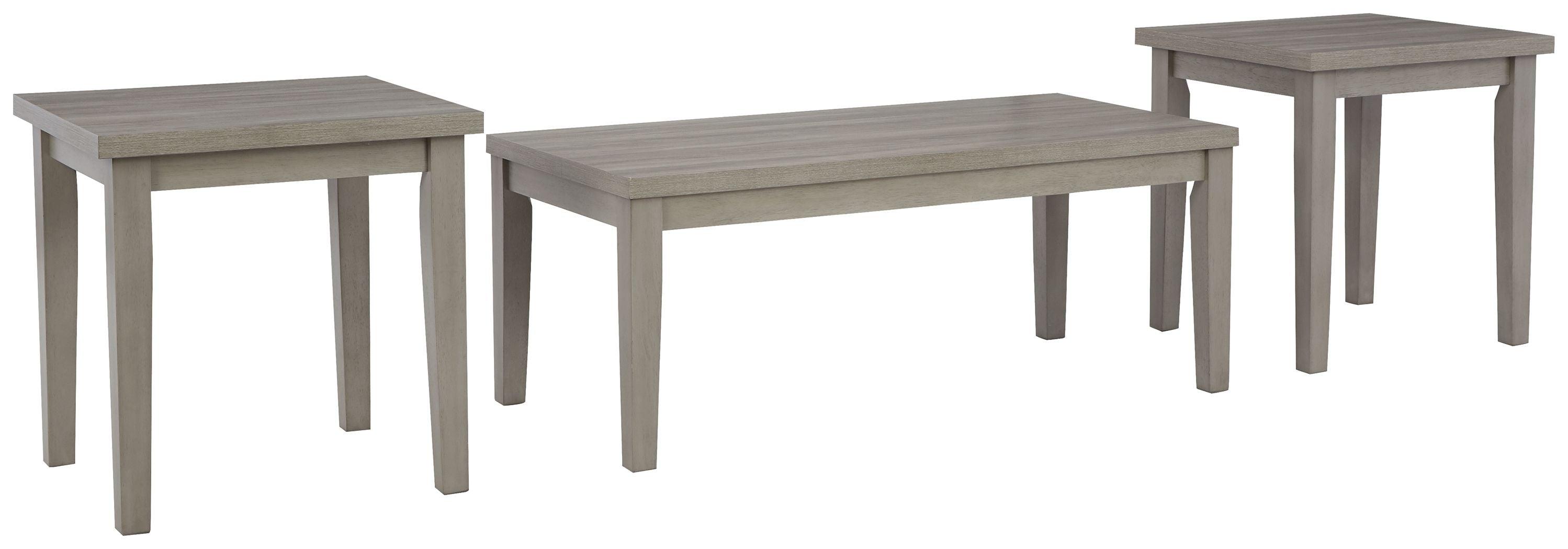 Signature Design by Ashley® - Loratti - Gray - Occasional Table Set (Set of 3) - 5th Avenue Furniture