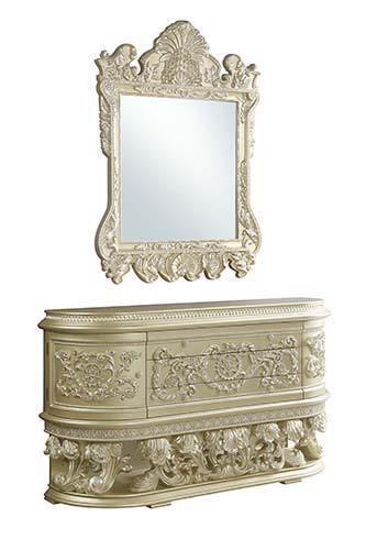 ACME - Vatican - Mirror - Champagne Silver Finish - 5th Avenue Furniture