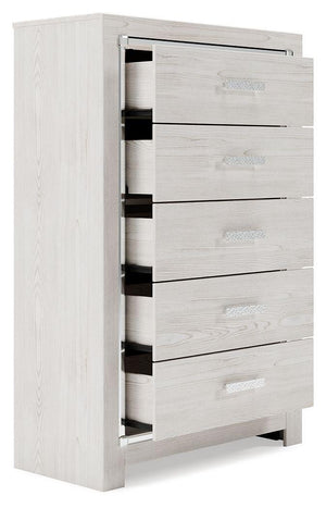 Signature Design by Ashley® - Altyra - Dresser, Mirror, Panel Bookcase Bed - 5th Avenue Furniture