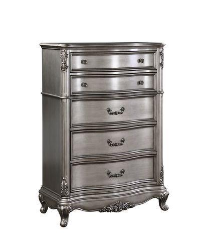 ACME - Ausonia - Chest - Antique Platinum - Finish - 5th Avenue Furniture