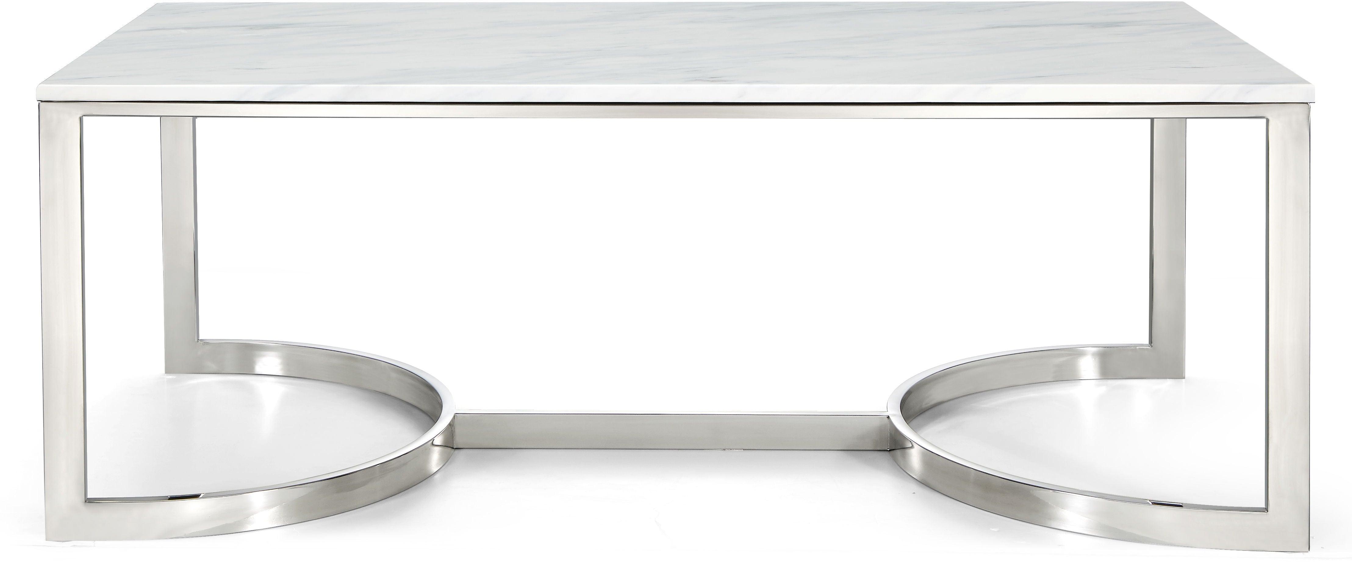 Meridian Furniture - Copley - Coffee Table - Pearl Silver - 5th Avenue Furniture