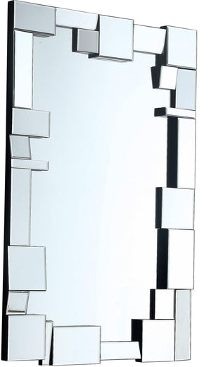 Meridian Furniture - Jade - Mirror - Pearl Silver - 5th Avenue Furniture