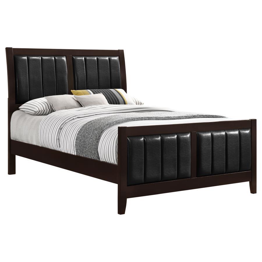 CoasterEveryday - Carlton - Upholstered Panel Bed - 5th Avenue Furniture