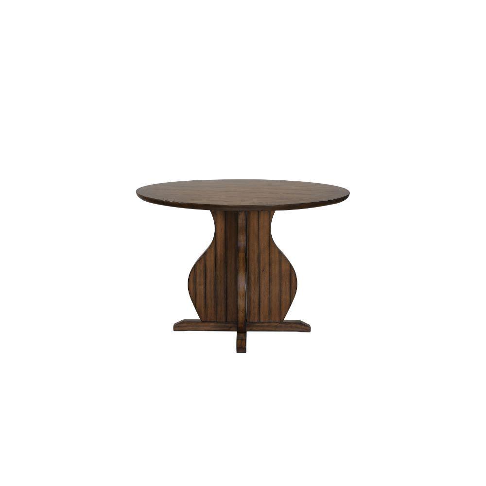 ACME - Maurice - Counter Height Table - Oak - 5th Avenue Furniture