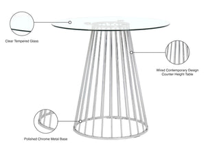 Meridian Furniture - Gio - Counter Height Table - 5th Avenue Furniture