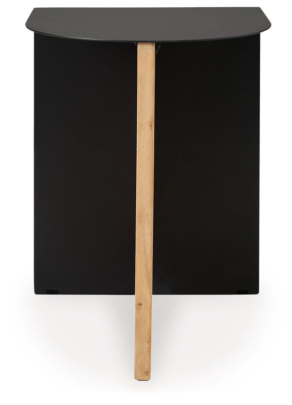 Ladgate - Black / Natural - Accent Table - 5th Avenue Furniture