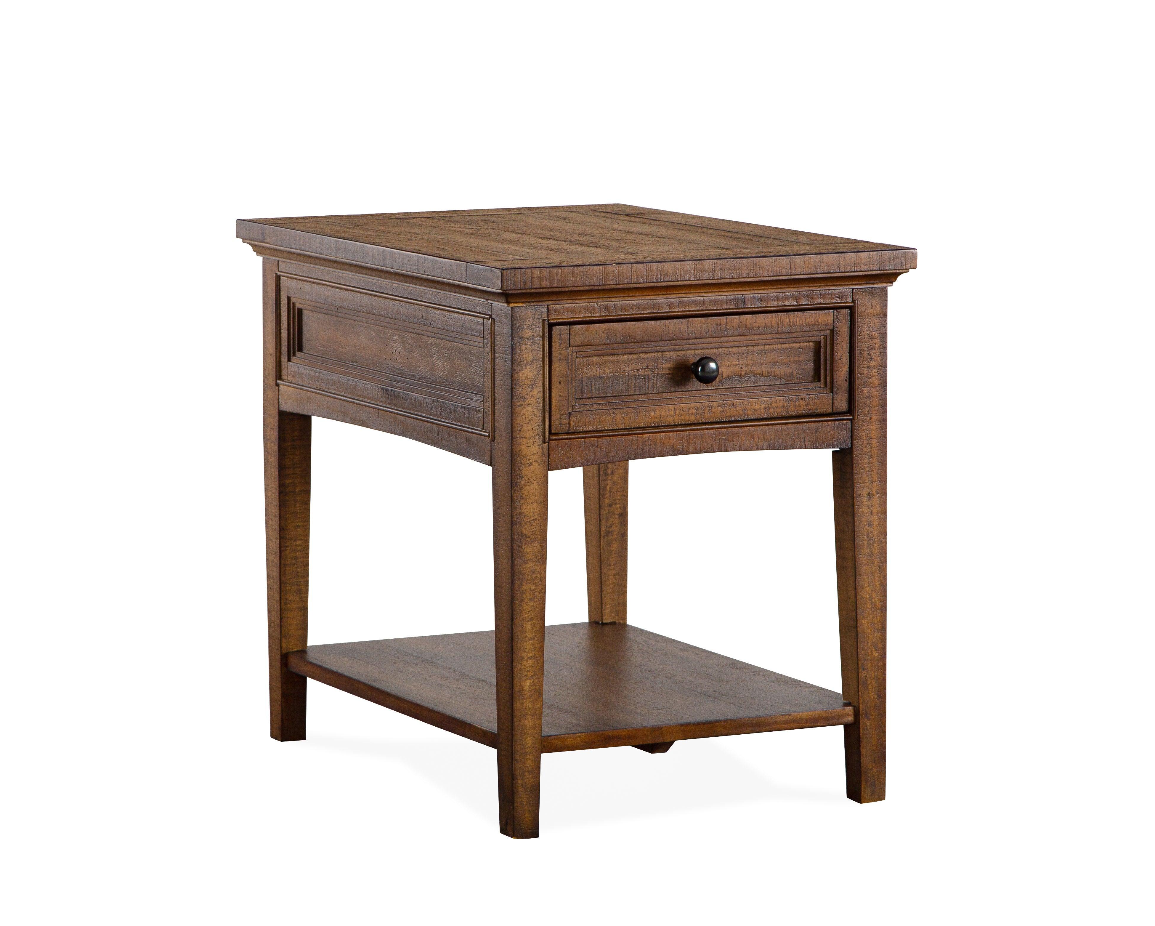 Magnussen Furniture - Bay Creek - Rectangular End Table - Toasted Nutmeg - 5th Avenue Furniture