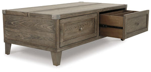 Ashley Furniture - Chazney - Rustic Brown - Lift Top Cocktail Table - 5th Avenue Furniture