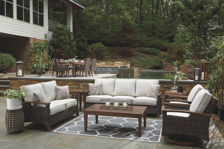 Signature Design by Ashley® - Paradise Trail - Medium Brown - 3 Pc. - Lounge Set - 5th Avenue Furniture