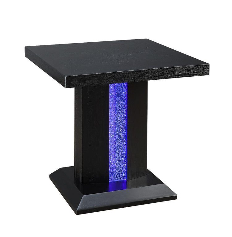 ACME - Bernice - End Table - Black & Led - 5th Avenue Furniture