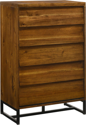 Meridian Furniture - Reed - Chest - Antique Coffee - 5th Avenue Furniture