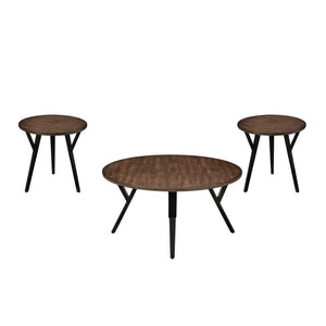 ACME - Scaevola - Coffee Table - Oak & Black - 5th Avenue Furniture