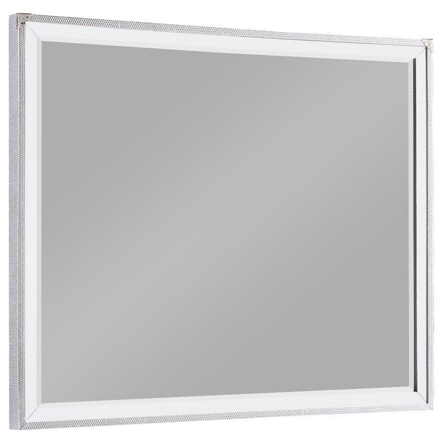 Coaster Fine Furniture - Larue - Rectangular Dresser Mirror - Silver - 5th Avenue Furniture