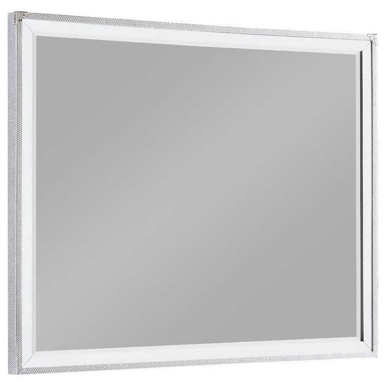 Coaster Fine Furniture - Larue - Rectangular Dresser Mirror - Silver - 5th Avenue Furniture