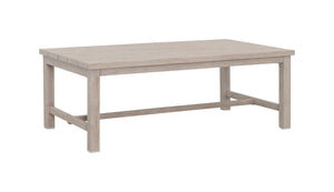 Steve Silver Furniture - Blakley - Outdoor Aluminum Coffee Table - White - 5th Avenue Furniture