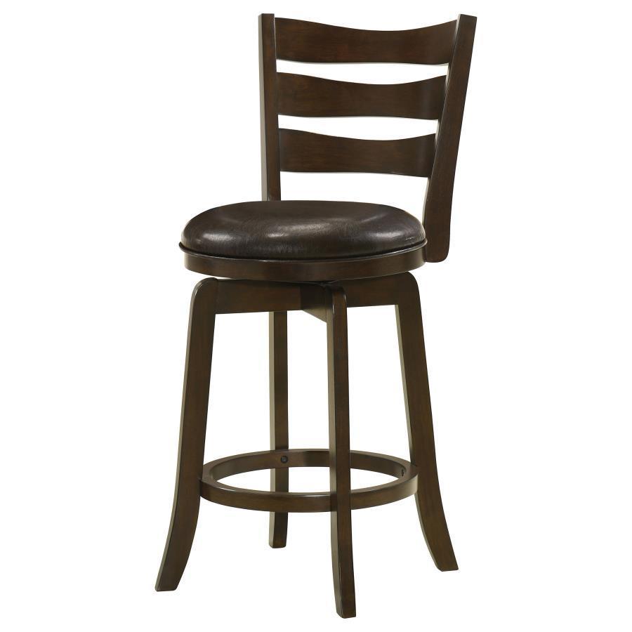 CoasterEssence - Murphy - Ladder Back Swivel Bar Stool - 5th Avenue Furniture