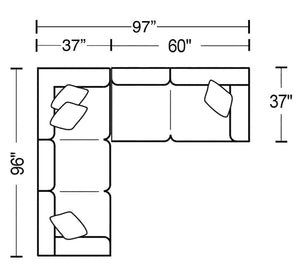 Jackson - Harper - Sectional - 5th Avenue Furniture