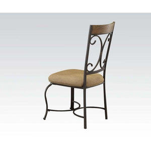 ACME - Kiele - Side Chair (Set of 2) - Oak & Antique Black - 5th Avenue Furniture