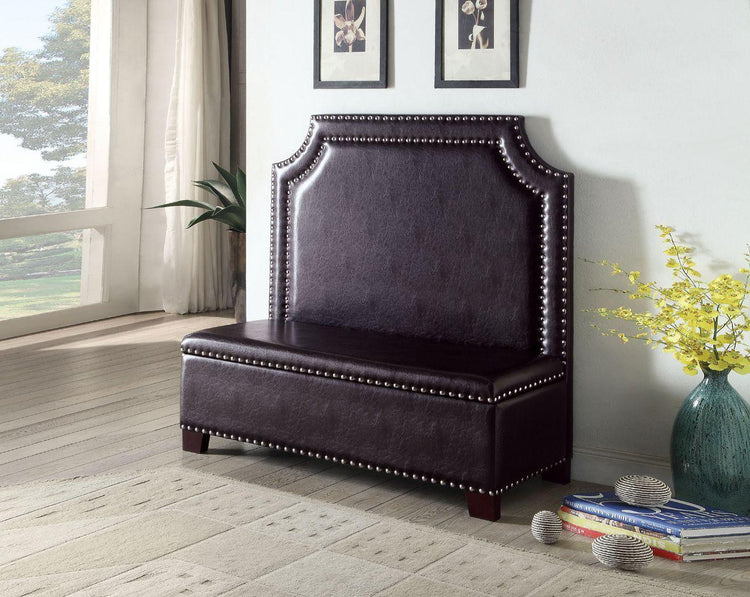 ACME - Fadey - Settee - Espresso PU - 5th Avenue Furniture