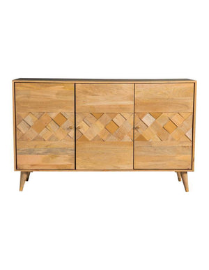 CoasterEssence - Alyssum - Checkered Pattern Accent Cabinet - 5th Avenue Furniture