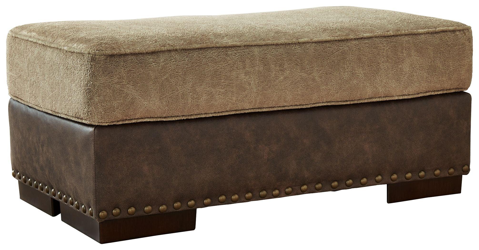 Signature Design by Ashley® - Alesbury - Chocolate - Ottoman - 5th Avenue Furniture