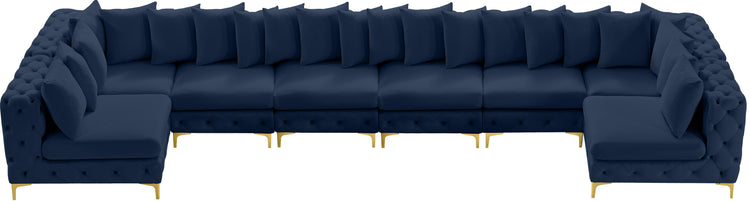 Meridian Furniture - Tremblay - Modular Sectional 8 Piece - Navy - 5th Avenue Furniture