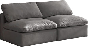 Meridian Furniture - Plush - Modular Armless 2 Seat Sofa - 5th Avenue Furniture