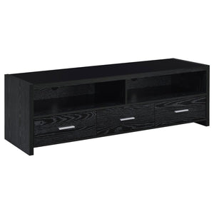 CoasterEssence - Alton - 3-drawer Black Oak TV Console - 5th Avenue Furniture